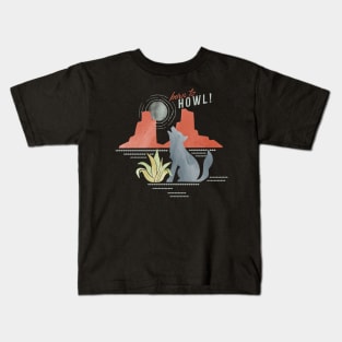 Born to Howl Coyote Kids T-Shirt